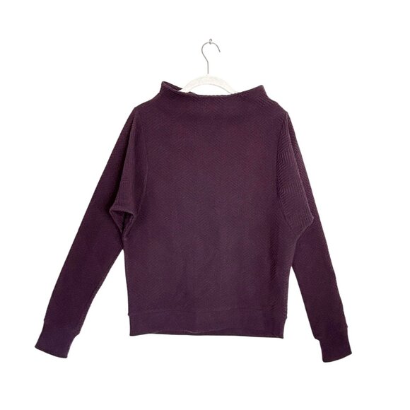 Anthropologie Postmark Funnel Neck Jura Pullover in Purple - Sz S - New - Picture 3 of 9
